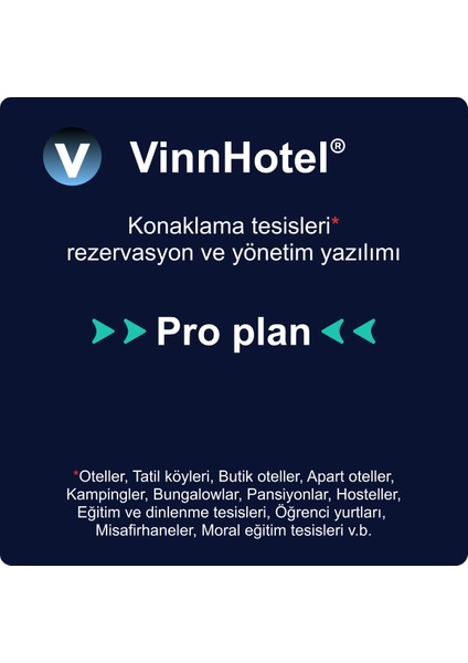 Pro Plan-Profesyonel Otel Yönetim Yazılımı