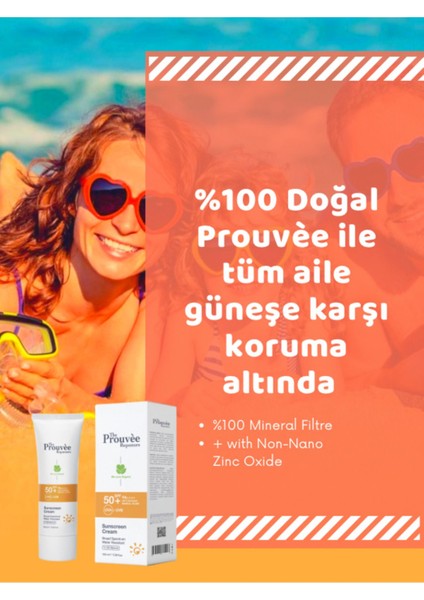 The Prouvee Reponses 50 Spf Güneş Koruyucu Krem 100 ml