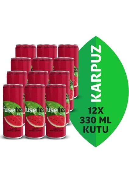 Karpuz Aromalı Içecek Soğuk Çay 330 ml x 12 Adet