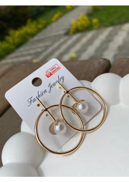 Inci Detay Halka Küpe