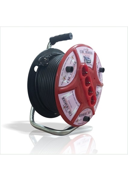 Makara 50M. 4 Soketli Elektrikli Araç Scooter Araba Otomobil Bisiklet Motosiklet Şarj Uzatma Kablosu fiyatları