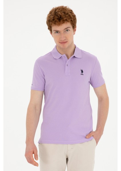 Erkek Lila Tişört Basic 50279613-VR034