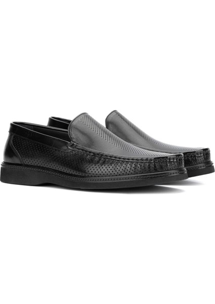 Erkek Deri Siyah Loafer Ayakkabı 1008 21505Y Erk Ayk Y24 Sıyah Bfl