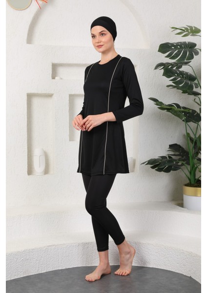 Tam Kapalı Tesettür Mayo Siyah modelleri