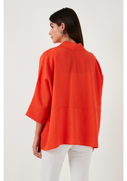 Truvakar Kol % 100 Pamuk Oversize Gömlek Bayan GÖMLEK 514344010 L indirimleri