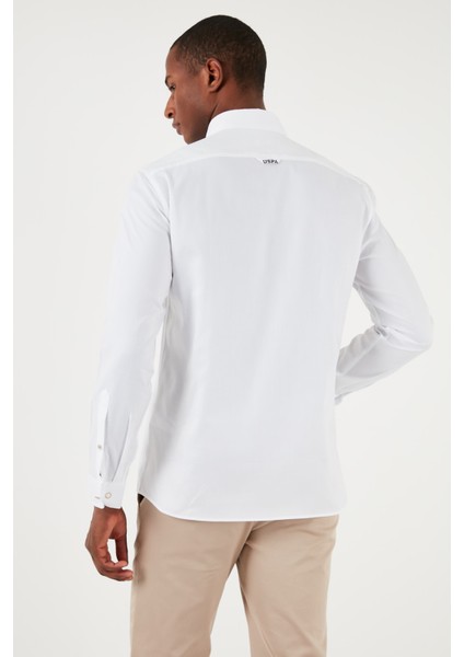 Düğmeli Yaka Pamuk Slim Fit Gömlek Erkek Gömlek G081SZ0041826727 indirimleri