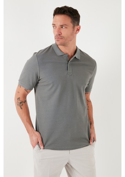 Regular Fit Pamuklu Düğmeli Polo T Shirt Erkek Polo 5902326