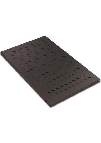 Dikili Tip 19" 1u D1000MM Için Sabit Siyah Raf Modülü AA-SBT10-A-S1