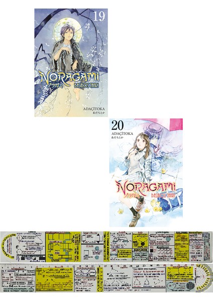 Noragami 19. Cilt - Noragami 20. Cilt - Adachitoka 2'li Set - Matematik Öğreten Ayraç