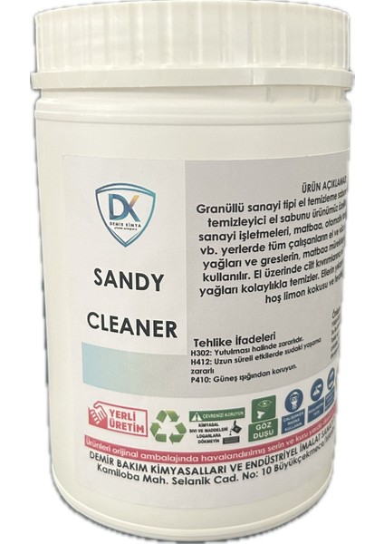 Demir Kimya Granüllü El Sabunu (Sandy Cleaner) 1 kg