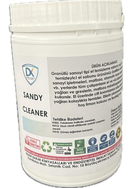 Demir Kimya Granüllü El Sabunu (Sandy Cleaner) 1 kg