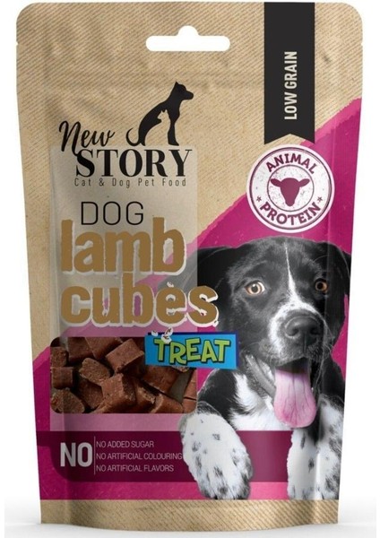 Köpekler Için Kuzulu Atıştırmalık Küpler Lamb Cubes 80 gr