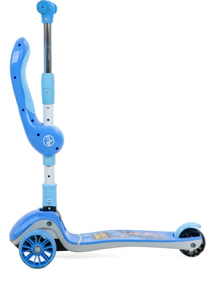 Zoomy Oturaklı Işıklı Katlanabilir Scooter