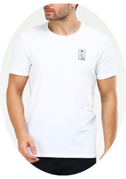 Adidas EF-4076 Erkek Battal Pamuk Cotton T-Shirt