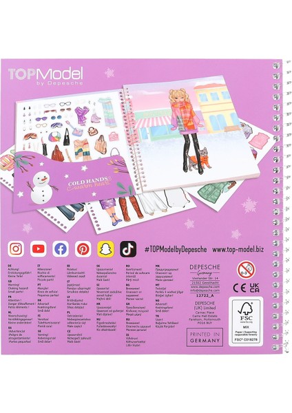 Top Model  beni giydir-dress me sticker kitabı