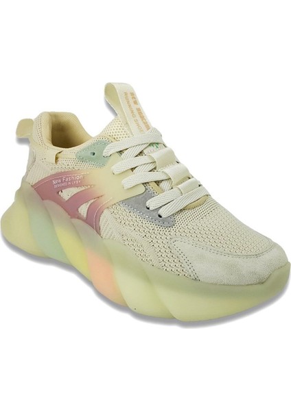 487 Günlük Bayan Spor Ayakkabı-Bej