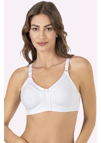 2 Li Ekonomik Paket % 100 Pamuk Penye Toparlayıcı Sütyen NBR351