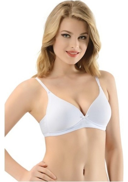 Kadın Desteksiz Üçgen Kaplı Sütyen Ten Rengi