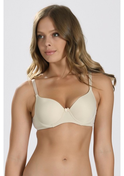 Kadın Dolgusuz Desteksiz Beyaz Sütyen 3505
