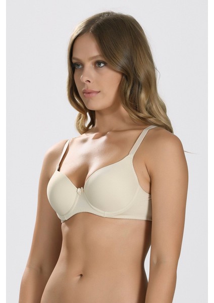 Kadın Dolgusuz Desteksiz Beyaz Sütyen 3505 fiyatları