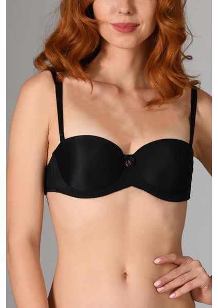 Kadın Destekli Ten Straplez Sütyen 3520
