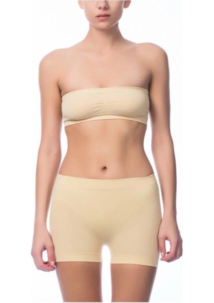 2'li Ten Taktel Dikişsiz Toparlayıcı ve Şekillendirici Şort Külot