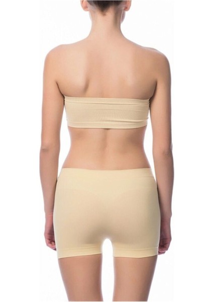 2'li Ten Taktel Dikişsiz Toparlayıcı ve Şekillendirici Şort Külot modelleri