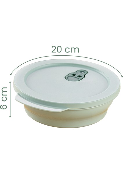3lü 1 Litre Klipsli Kapaklı Saklama Kabı