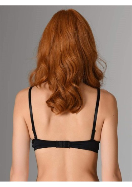 Kadın Siyah Mikro Kumaş Destekli Sütyen 3525 fiyatları