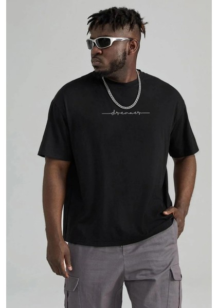 Only Trendwear Erkek Dreamer Baskılı Oversize Tshirt