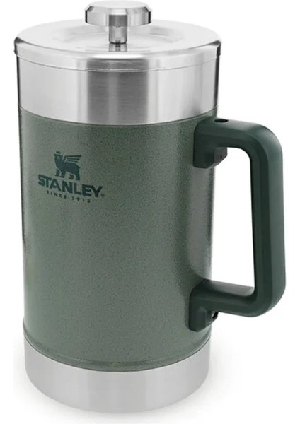 Klasik French Press Termos 1.4 Lt - Hammertone Green