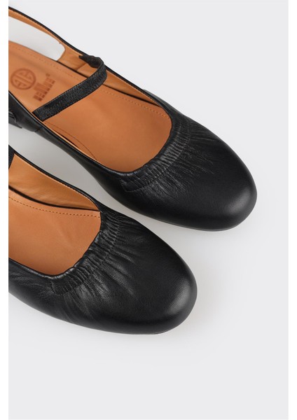 Siyah Deri Kadın Babet indirimleri