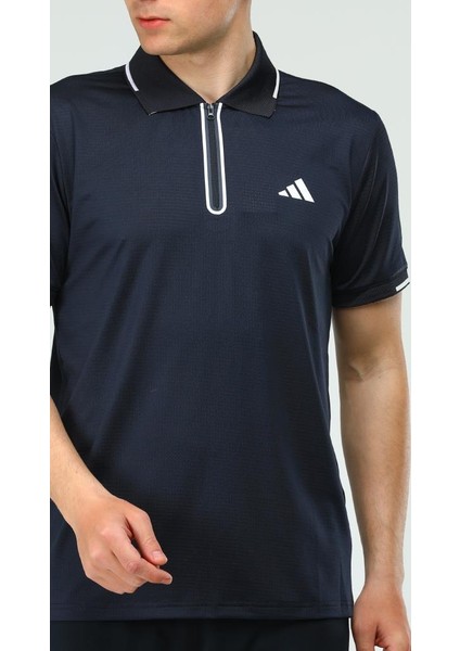 Adidas EF-4204 Erkek Polyester Mesh Polo Yaka T-Shirt