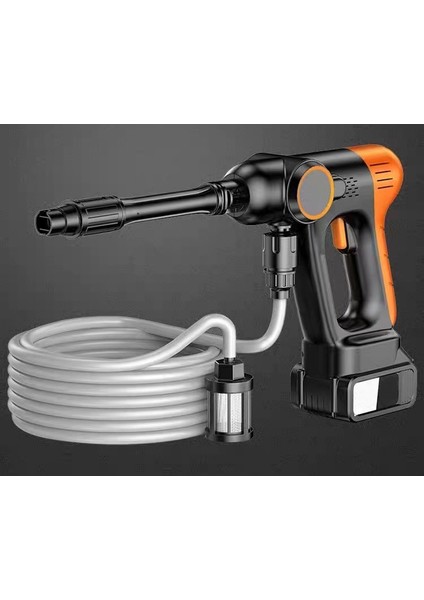 Kraft 21V 2.4A Şarjlı Oto ,hayvan Yıkama, Bahçe Sulama Makinesi City Akülü Basınçlı Khppw-04