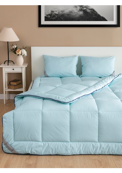 Saf Bambu Hipoalerjenik Çift Kişilik Yorgan Mint indirimleri