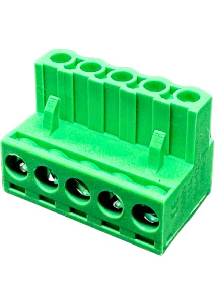 5 Pin 5.08MM Dişi Yeşil Klemens 10 Adet