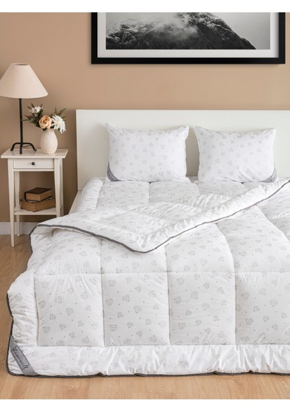 Saf Bambu Hipoalerjenik Çift Kişilik Yorgan Diamond Elmas Desen indirimleri