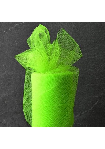 27 METREX70 cm Açık Yeşil Süsleme Tülü Açık Yeşil Tül Araba Düğün Dekor Tül Green Decoratıon Tulle