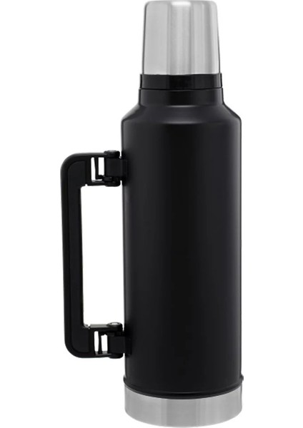 Klasik Vakumlu Paslanmaz Çelik Termos 1.9 Lt - Matte Black Pebble