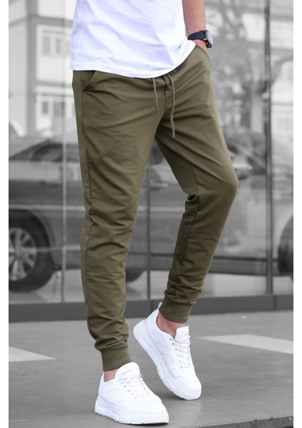 Haki Paçası Lastikli Erkek Eşofman 4821 modelleri