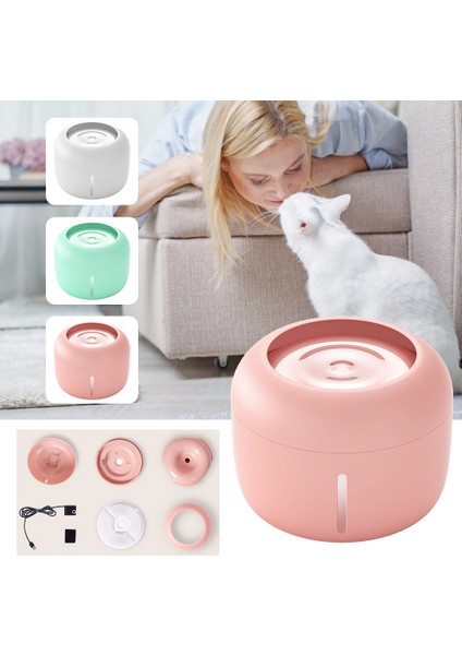 Beyaz Stil Pet Kedi Içme Kabı Besleme Suyu Akan Çeşme Otomatik Suluk Pet Köpek Kedi Içme Çeşmesi 2.5l (Yurt Dışından) fiyatları