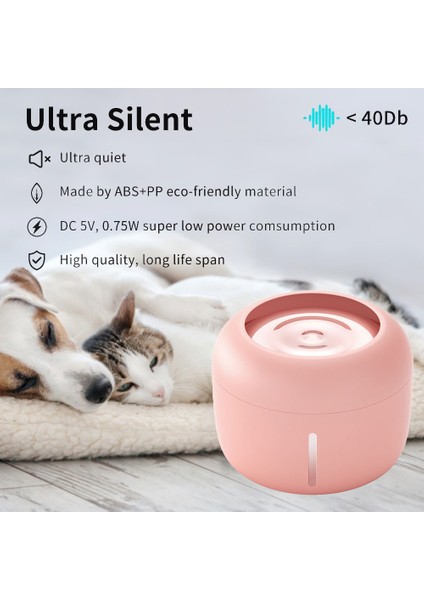 Beyaz Stil Pet Kedi Içme Kabı Besleme Suyu Akan Çeşme Otomatik Suluk Pet Köpek Kedi Içme Çeşmesi 2.5l (Yurt Dışından) fırsatları