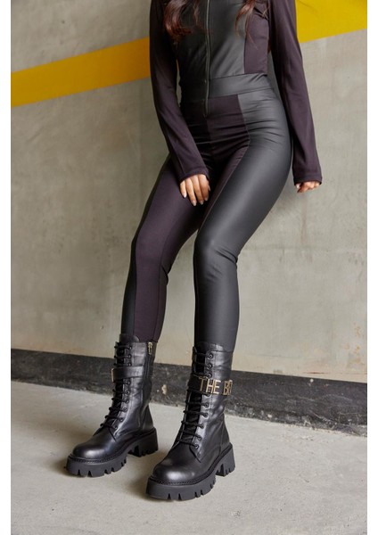 The-Best Siyah Hakiki Deri Kadın Postal fiyatları