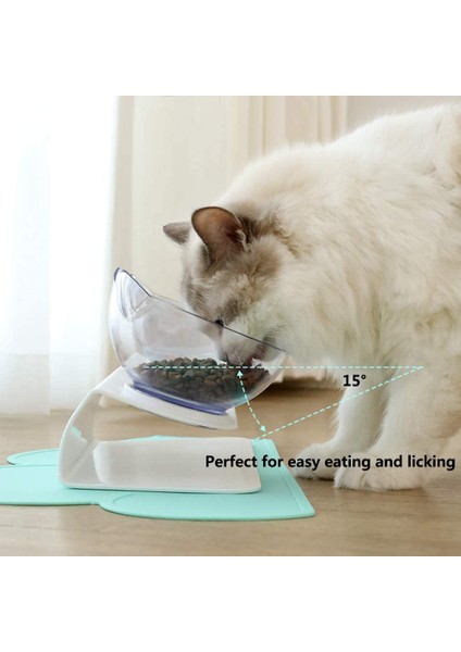 Siyah Bir Stil Kaymaz Kedi Kaseleri Yükseltilmiş Standlı Çift Pet Kaseler Kediler Için Evcil Hayvan Maması ve Su Kaseleri Köpekler Besleyiciler Yavru Besleme Kasesi Malzemeleri (Yurt Dışından) modelleri