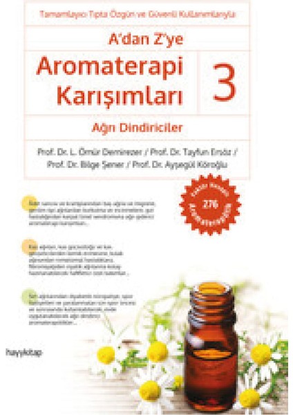 Alfa Kalem + A’dan Z’ye Aromaterapi Karışımları-1-2-3 Kitap Set + Kolektif-L. Ömür Demirezer-Hayy K