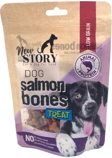 Köpekler Için Somonlu Atıştırmalık Salmon Bones 80 gr