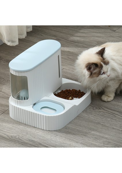 Gri Tarzı Pet Otomatik Besleyici 3l Kedi Maması Kase Köpek Su Sebili Pet Içme Çeşmesi Yavru Su Kasesi Pubby 2-In-1 Besleme Kabı (Yurt Dışından) fiyatları