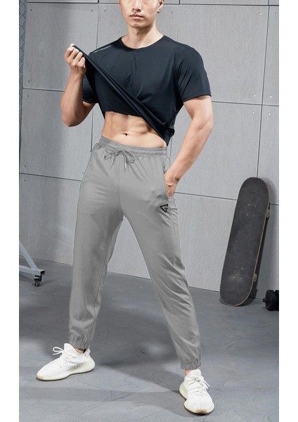 Erkek Running Reflektörlü Hızlı Kuruma Koşu Egzersiz Spor Salonu Eşofman Altı indirimleri