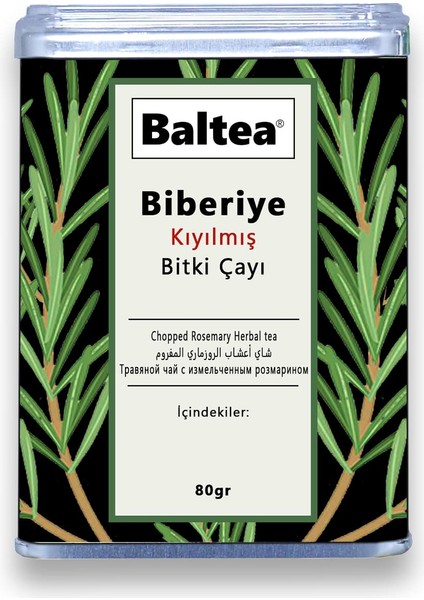 Biberiye Bitki Çayı(Kıyılmış) 80gr