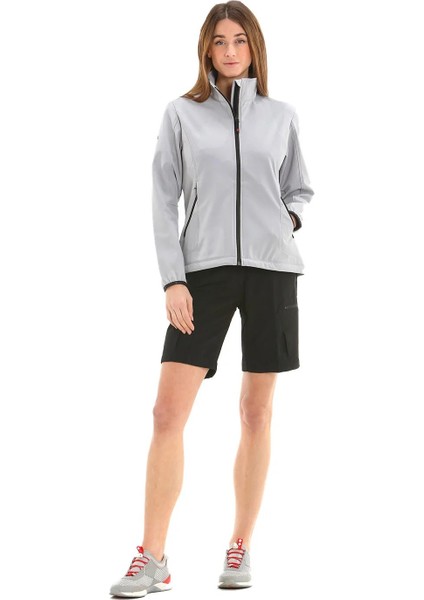 Act Ws Softshell Jacket Gri Kadın Mont
